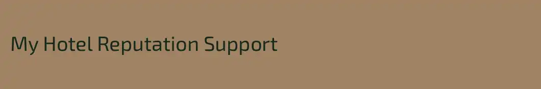 My Hotel Reputation Support